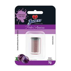 Corante Alimentício em Pó Preto Junco 5g - Blister