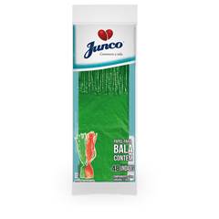 Papel de Seda para Balas Franja Verde Bandeira Junco 48 unidades