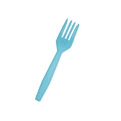 Garfo Descartável para Sobremesa Azul Junco 10 unidades