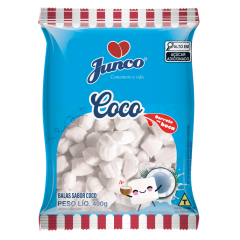 Bala de Coco para Aniversário Junco 400g